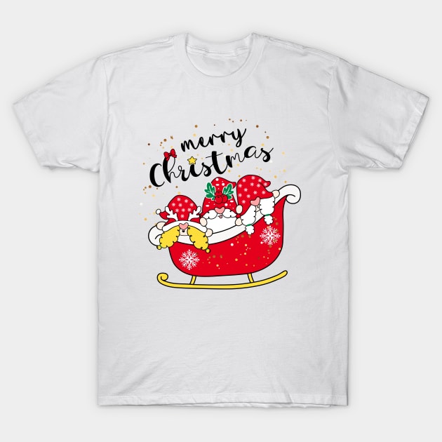 Gnomes Merry Christmas T-Shirt by CoolTees